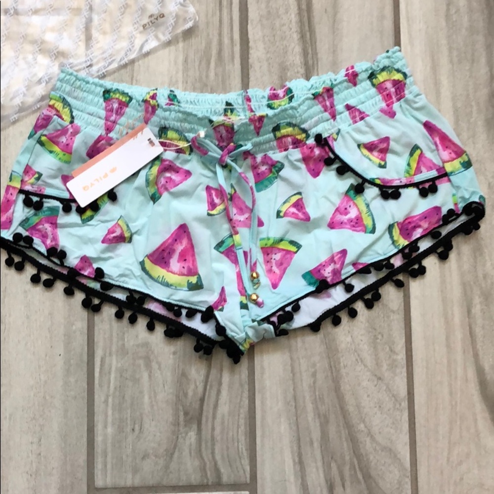 Pilyq sz Xs/s watermelon shorts